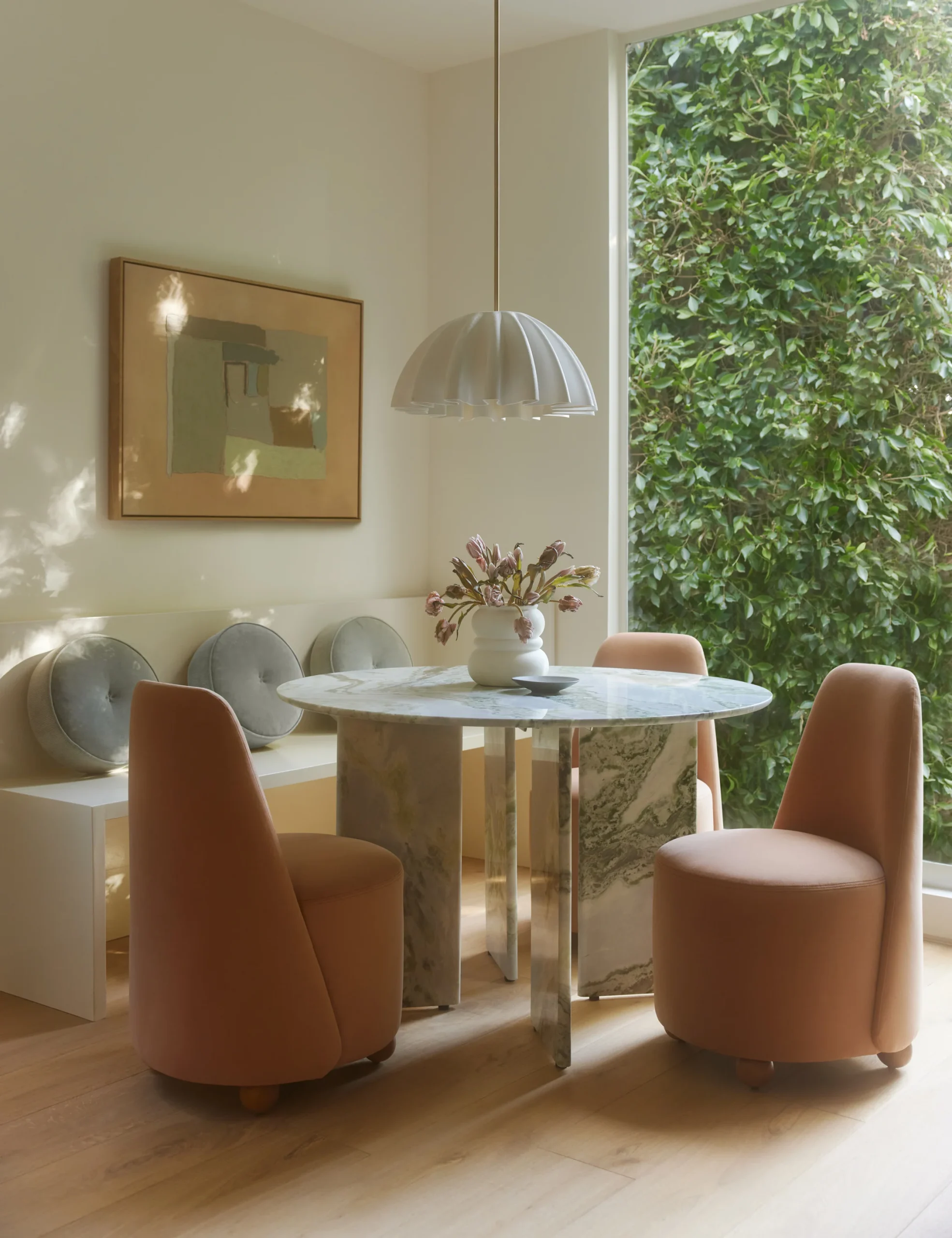 Nita Glass Pendant Light - Sleek Chrome Finish for Kitchen Island or Dining Room - Image 2