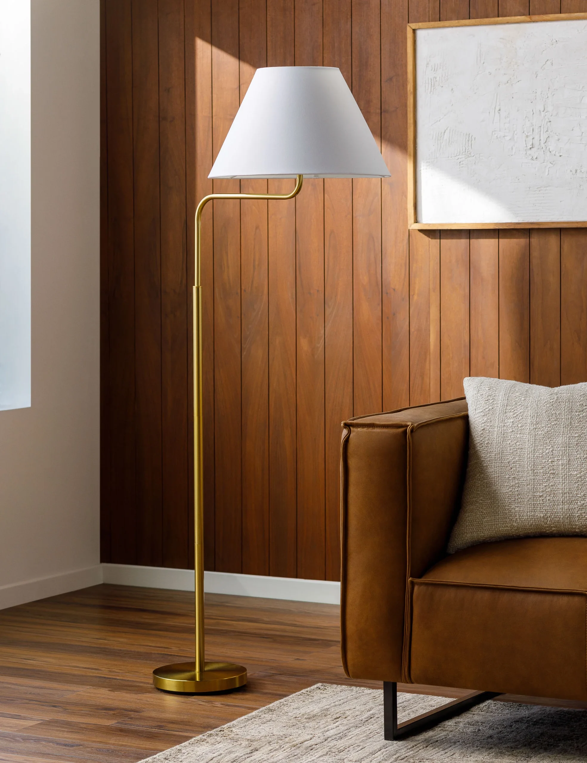 Ellingford Floor Lamp Minimalist Standing Lamp for Living Room, Bedroom, or Office Decor - Image 2
